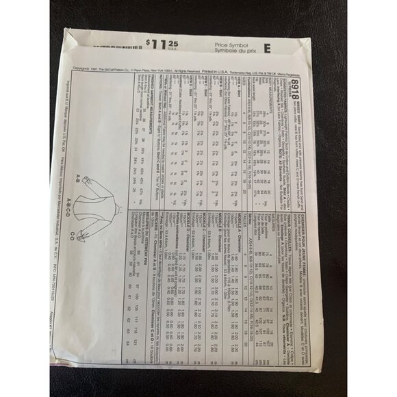 McCall's Misses Shirt Sewing Pattern Sz 4 - 6 8918 - Uncut - Picture 6 of 10